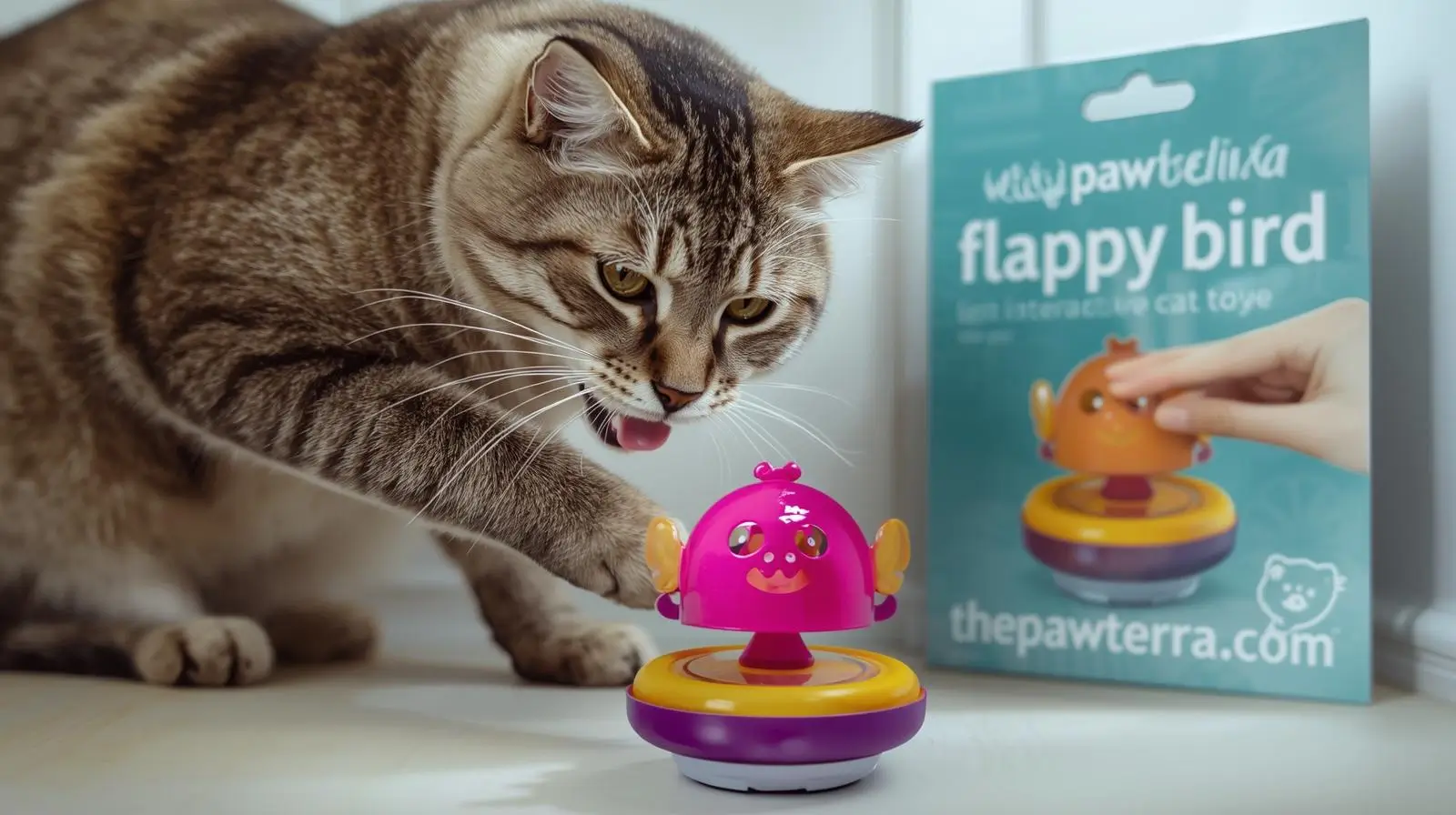 ThePawterra.com Your Guide to the FlappyBird Interactive Cat Toy